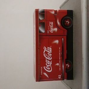 1990's Coca-Cola delivery truck tin holder